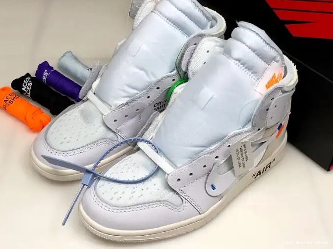 Rep LUCY Retro AQ0818-100 High Air Jordan 1 Off-White White 0615
